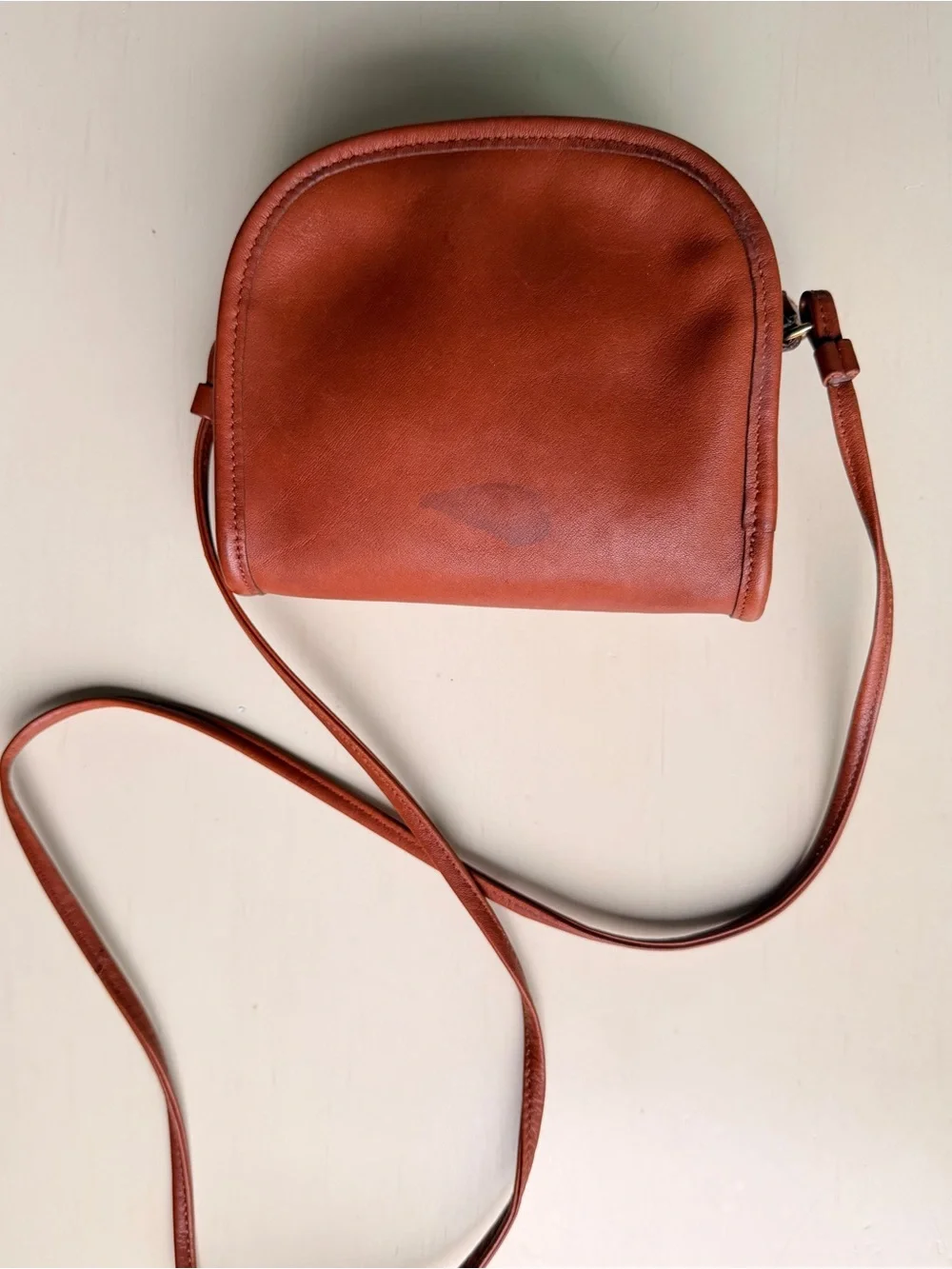 Vintage Coach Abbie Zip Crossbody Bag